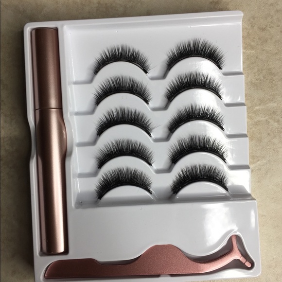 Magnetic eyelashes faux mink super short l… - Picture 10 of 12